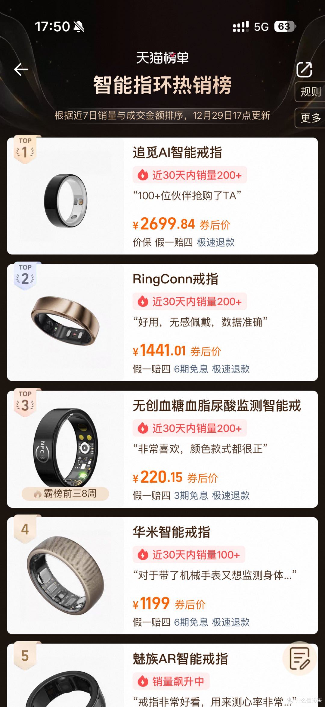 禮物季告捷！追覓AI智能戒指登頂天貓智能指環(huán)熱銷榜，解鎖指尖上的智能未來(lái)